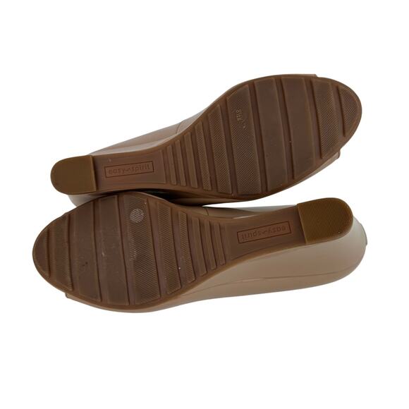 EASY‎ SPIRIT COLEEN PEEP TOE FAUX LEATHER WEDGES IN NATURAL NWOB WOMEN'S 8.5M - Picture 9 of 12